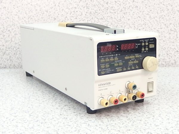 ■※♪ 【セール実施中】 KENWOOD/ケンウッド 多出力直流安定化電源 PW-Aシリーズ PW18-1.8AQ マルチメーターでの電圧測定確認