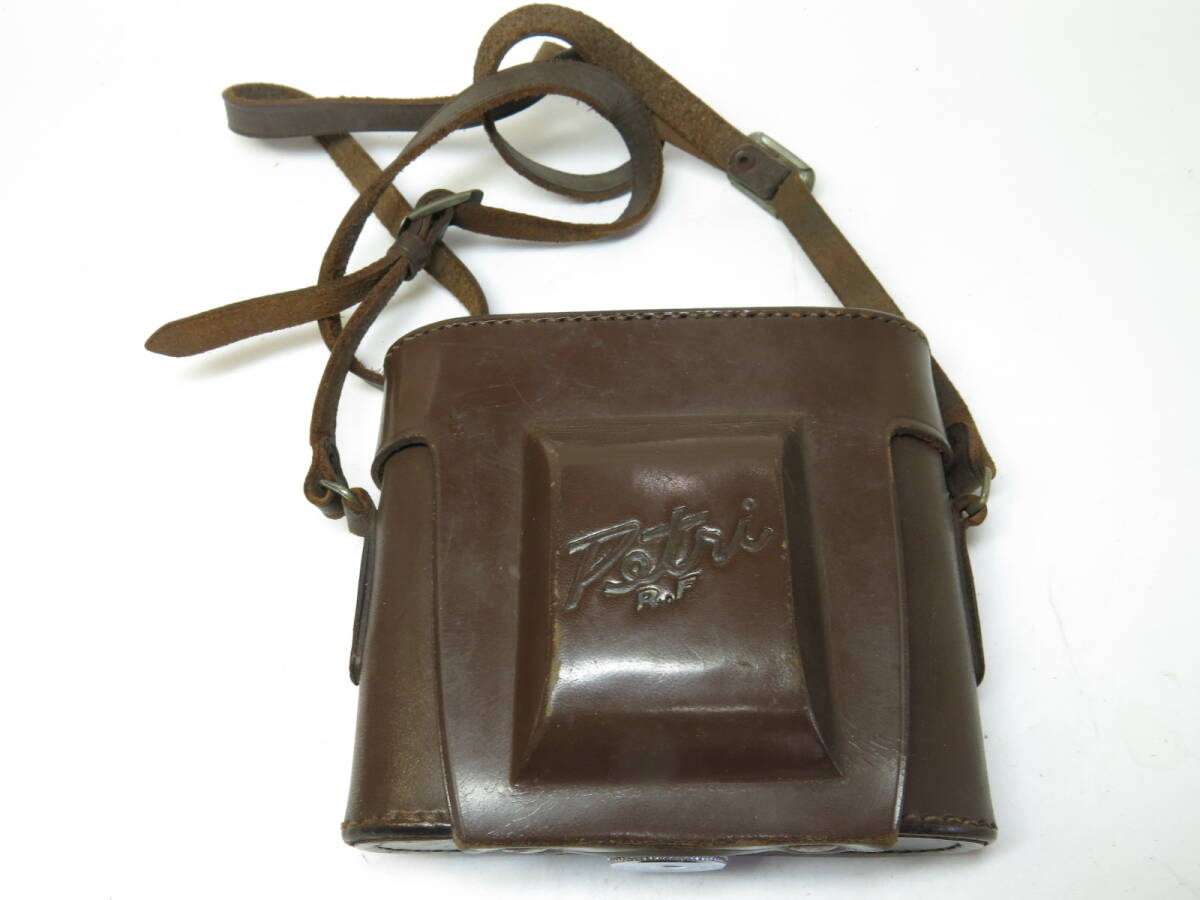 ペトリ petri RF 蛇腹カメラの革ケース 美品