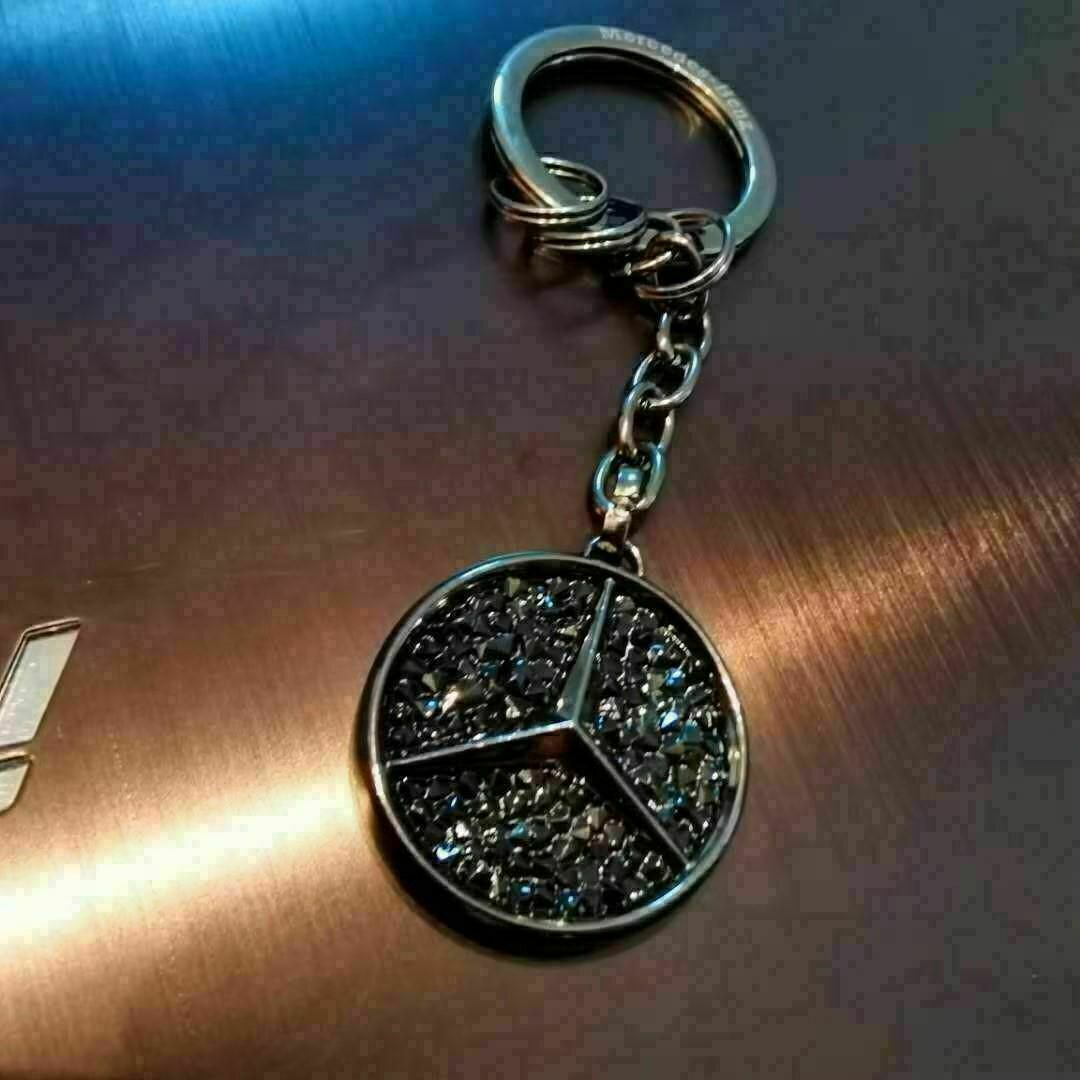 【Mercedes Benz】メルセデスベンツキーホルダー キーリング ブラック