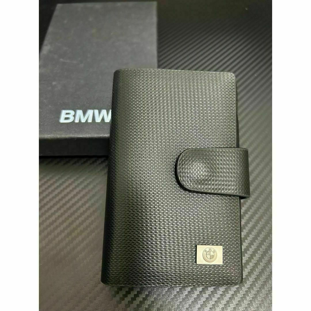 ★ BMW 財布 折財布 黒 サイフ 二つ折り財布 革 レザー カードケース