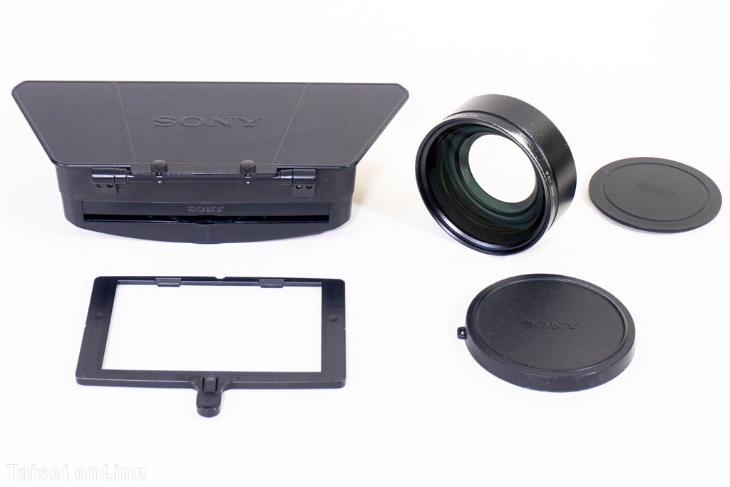 ソニー ワイドコンバージョンレンズ SONY VCL-HG0872X+ フードセット No.23 ジャンク品扱い　25072303