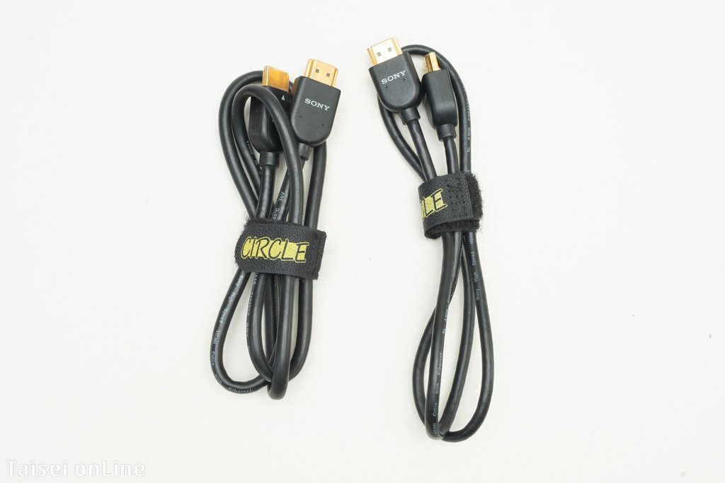 ソニー HDMIケーブル×２本セット SONY HDMIケーブル(約65cm/約80cm) ２本セット（型式不明）中古品　25090311