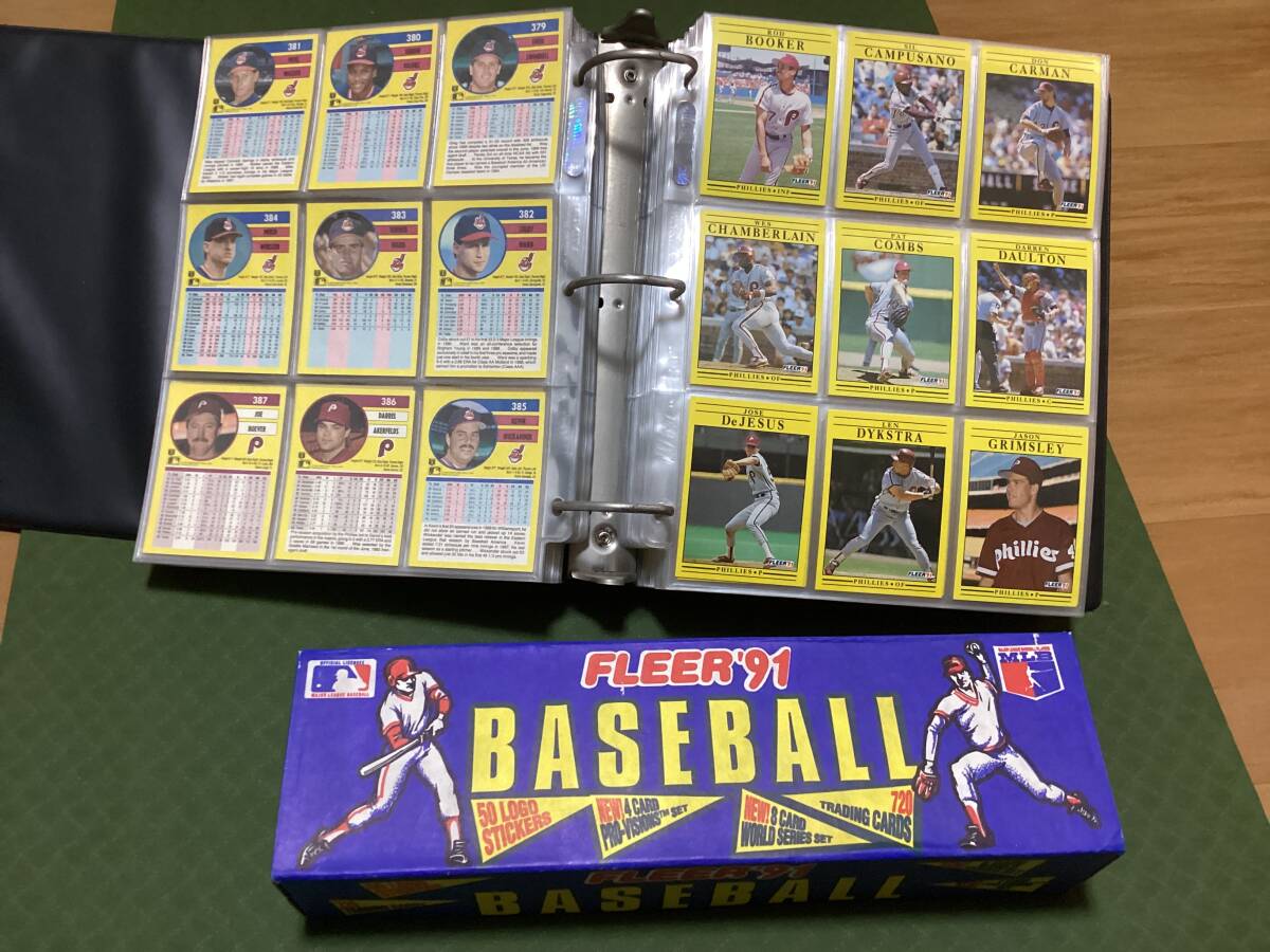MLB FLEER 1991 コンプリートセット　(720枚　　アップデートセット132枚) 