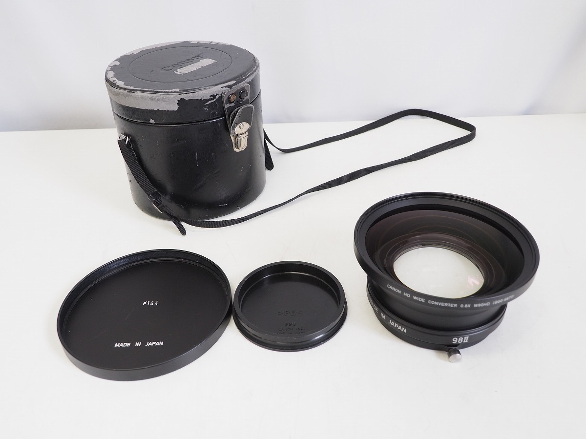 Canon 0.8倍ワイドコンバージョンレンズ W80HD アダプターリング BG2-3259(98II) *432315