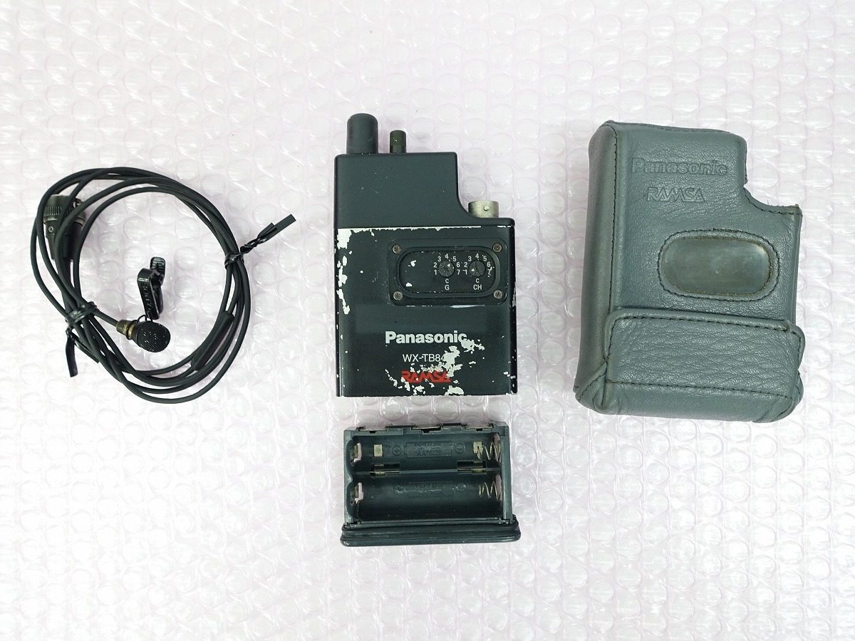 RAMSA WX-TB841 送信機 動作品 アナログワイヤレス ENG／EFPワイヤレスマイクロホン *432320
