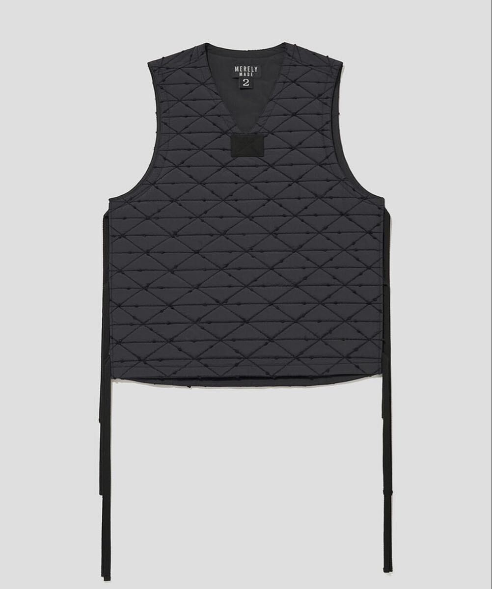 新品タグ付MERELY MADE リバーシブルキルティングベスト sillage
