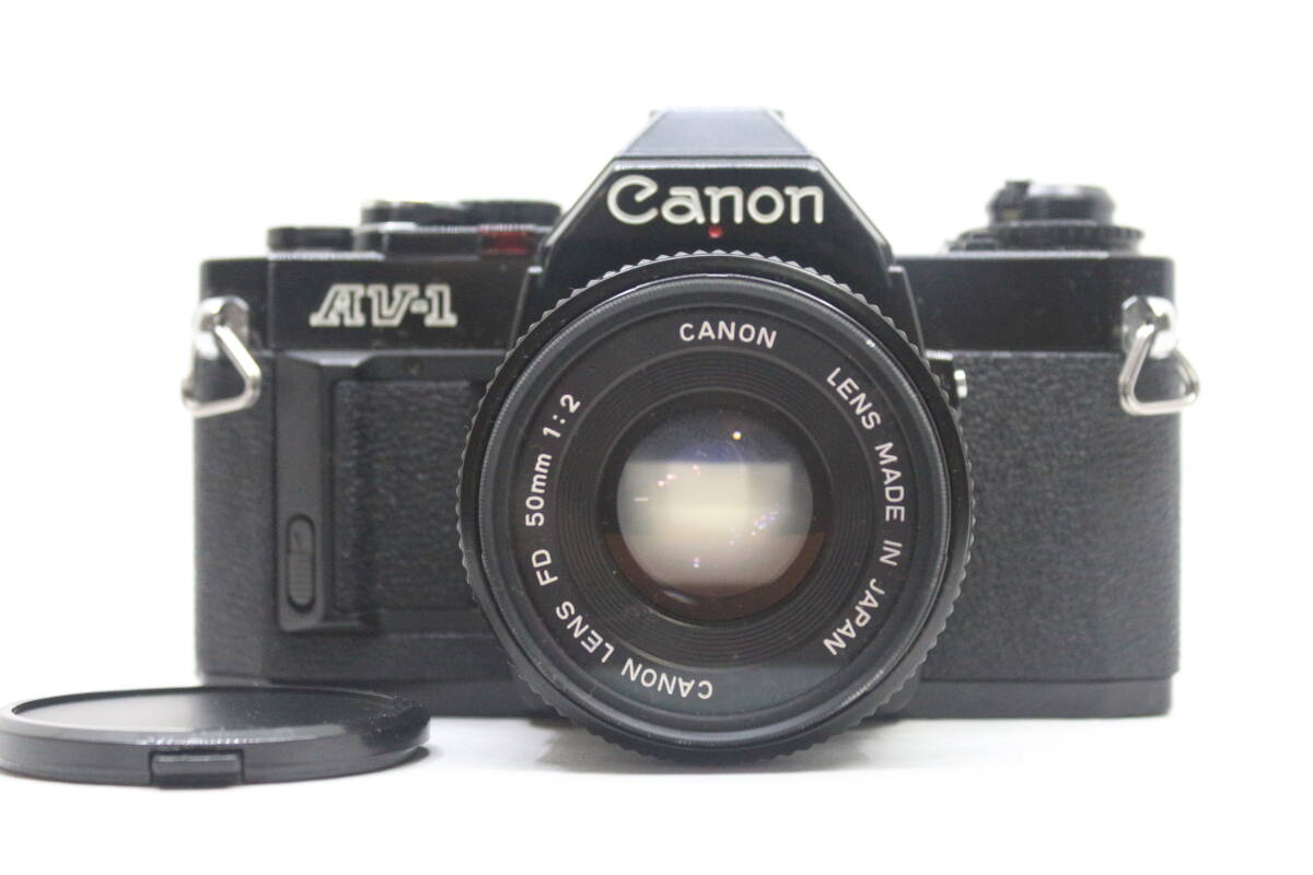 ★美品★CANON キヤノン AV-1 + NFD 50mm F2 レンズセット！ 完動品！ OK8702