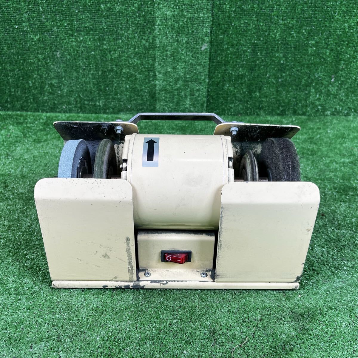 7-512】道刃物工業 ミニハイスケア 小型 彫刻刀研ぎ機 電動 ミニハイスケアー 金物 問屋 使用品 ハンドツール 工具 中古