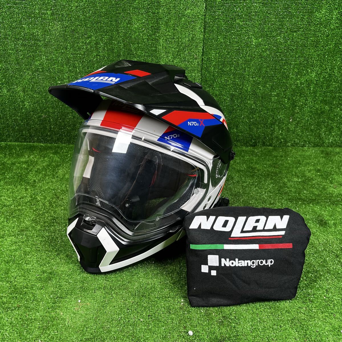 6-661】美品　NOLAN ノーラン　N70-2X アドベンチャークロスオーバーヘルメット　サイズL