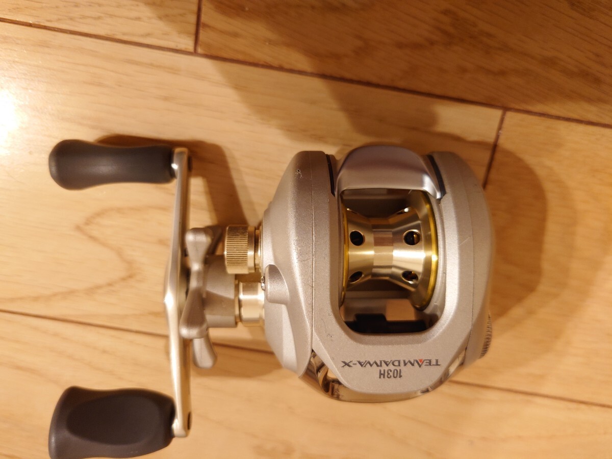 回転良好送料込み ダイワ TEAM DAIWA-X チームダイワ TD-X 103H ベイトリール 