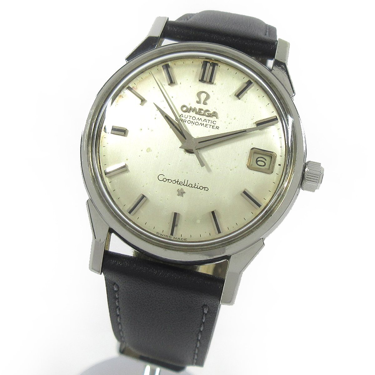 オメガ 1963年 ヴィンテージ 14902 SC-61 コンステレーション シルバーデイト文字盤 34mm メンズ 自動巻 時計 SS cal.561 A210
