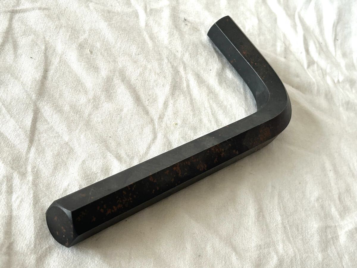 大型 24mm 六角レンチ L字型 焼入黒色
