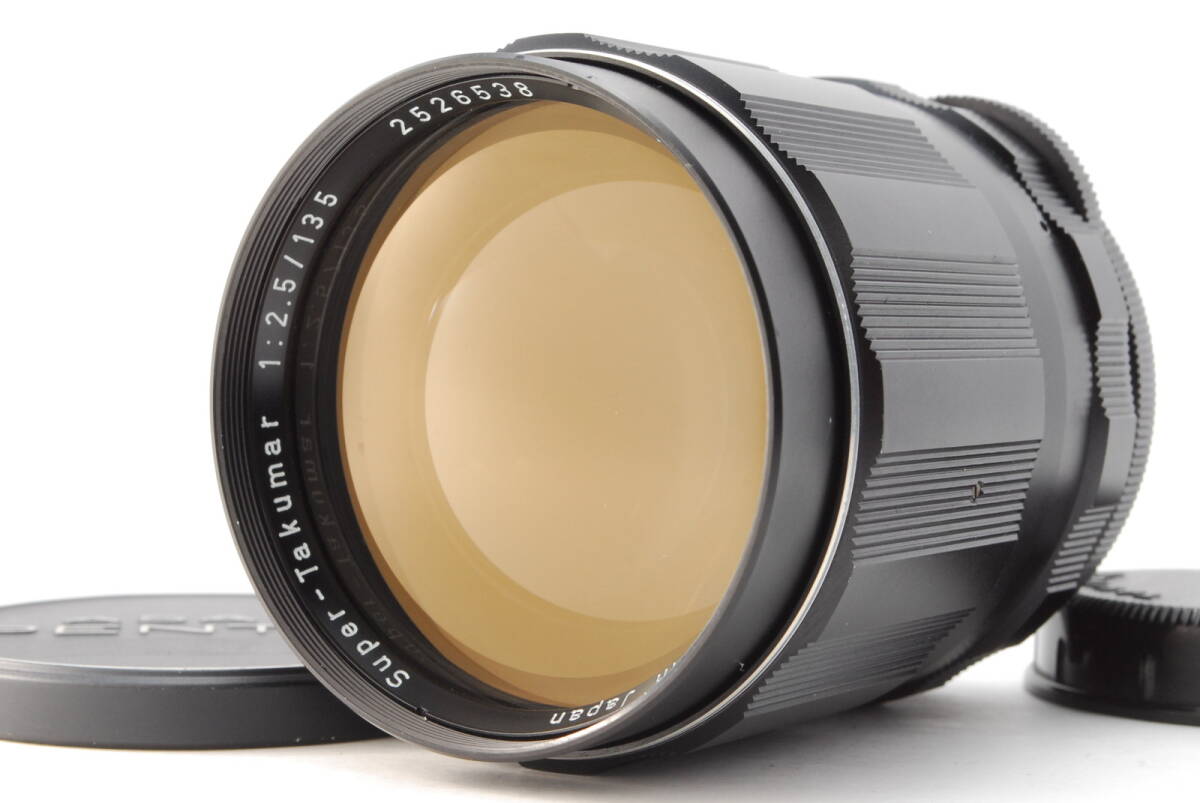 【美品】Asahi Pentax Super-Takumar 135mm f/2.5 M42 Mount MF Lense ペンタックス タクマー レンズ #B-390