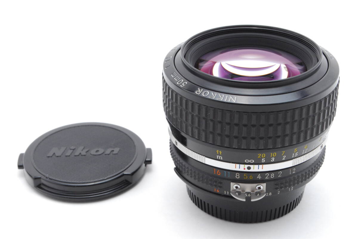 【美品】Nikon Ais Ai-s Nikkor 50mm F/1.2 MF Prime Standard Lens ニコン マニュアル レンズ #B-396