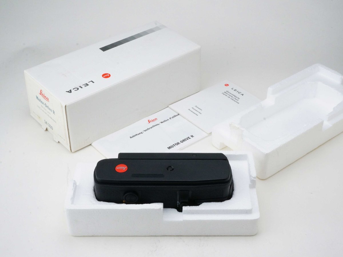 おそらく未使用!! LEICA LEITZ MOTOR DRIVE R 14310 ライカ R4 R5 R6 用 モータードライブ 気候の良いドイツ直輸入!! 1404
