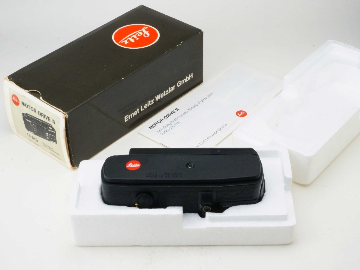 LEICA LEITZ MOTOR DRIVE R 14310 ライカ R4 R5 R6 用 モータードライブ 動作確認済! 気候の良いドイツ直輸入!! 1403