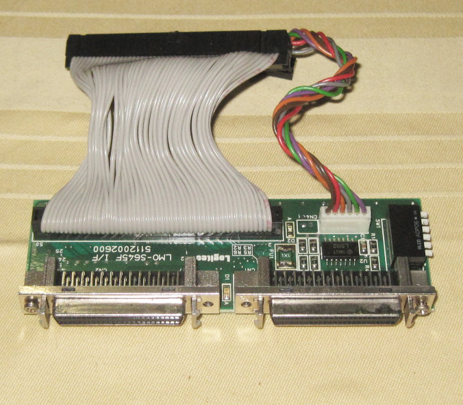 ★LOGITEC LMO-S645F I/F SCSI-2 ケーブル アダプター (SCSI 50pin)★7cm★内部ー外部用変換ショート ケーブル★