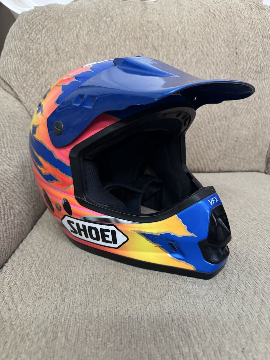 SHOEI ショウエイ VF-X-TROYMAX ブルー系 Mサイズ ヴィンテージ ヘルメット VFX 当時物