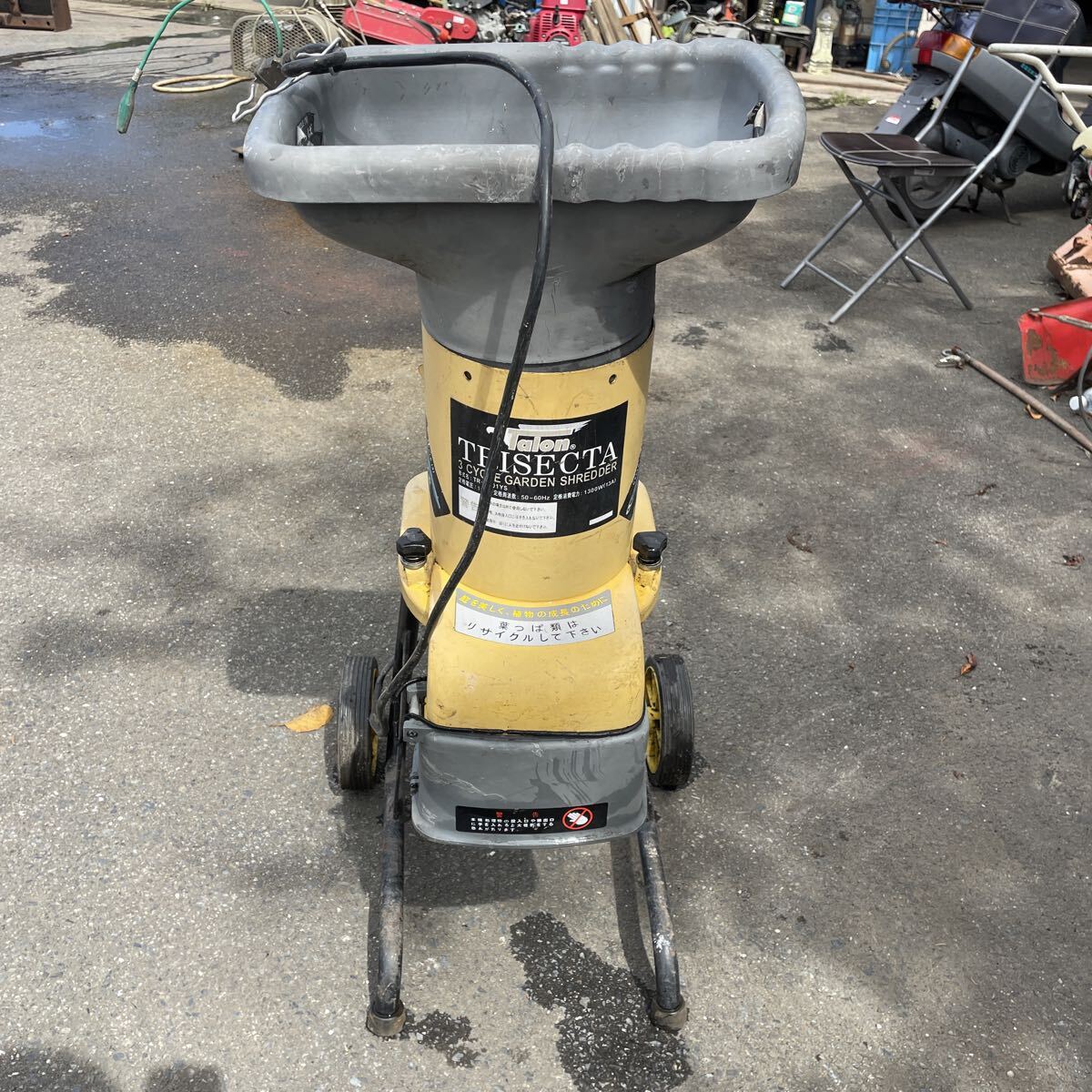 TALON タロン TR-2001YS ガーデンシュレッダー 家庭用 枝木粉砕機 動作品　直接引取OK 青森十和田市