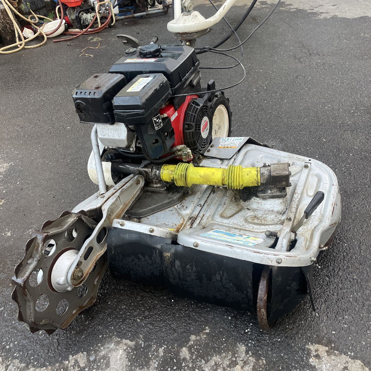  WM716TL 草刈機 オーレック ロータリーモア ウイングモア 2面刈 6.3馬力 動作確認　青森十和田市