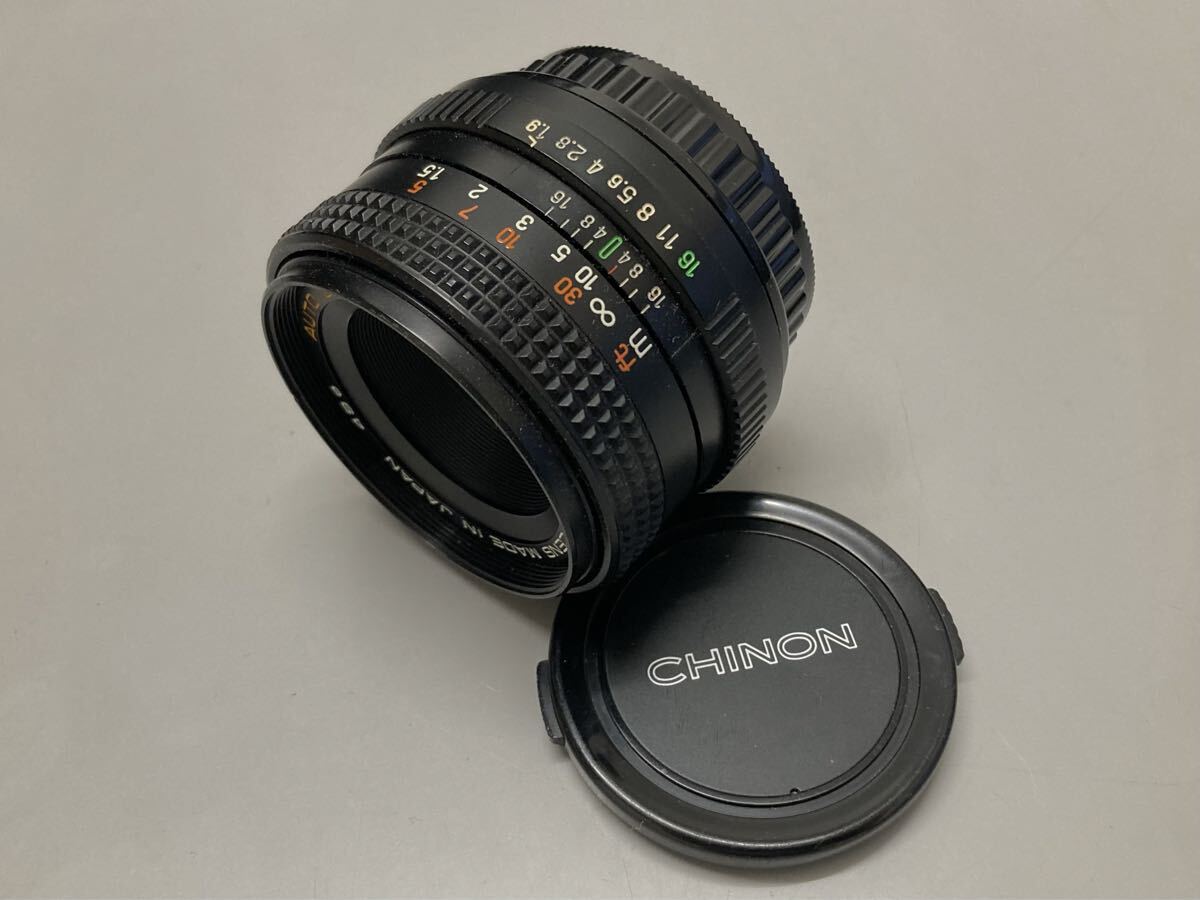 チノン　AUTO CHINON 50mm F1.9 ペンタックスKマウント