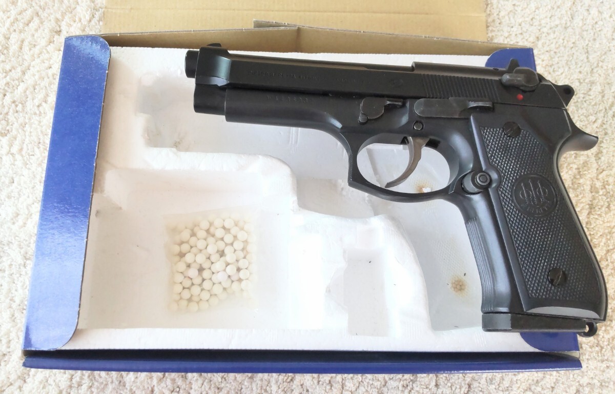 WAウエスタンアームズ GBB ベレッタ M92FSスーパー・バージョンR 後期型 ジュラコン ローディングノズル/キャロムトリガー装着済み。