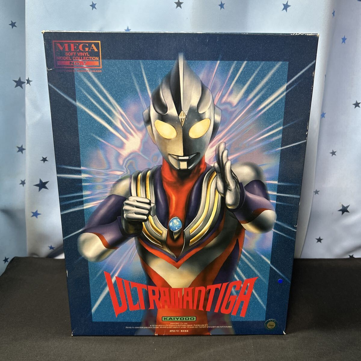 gttg【内袋未開封】海洋堂 メガ ソフトビニールモデルコレクション No.7 ウルトラマンティガ メガソフビ