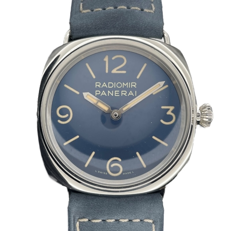 パネライ PANERAI ラジオミール オフィチーネ PAM01383 ネイビー SS 腕時計 メンズ 中古