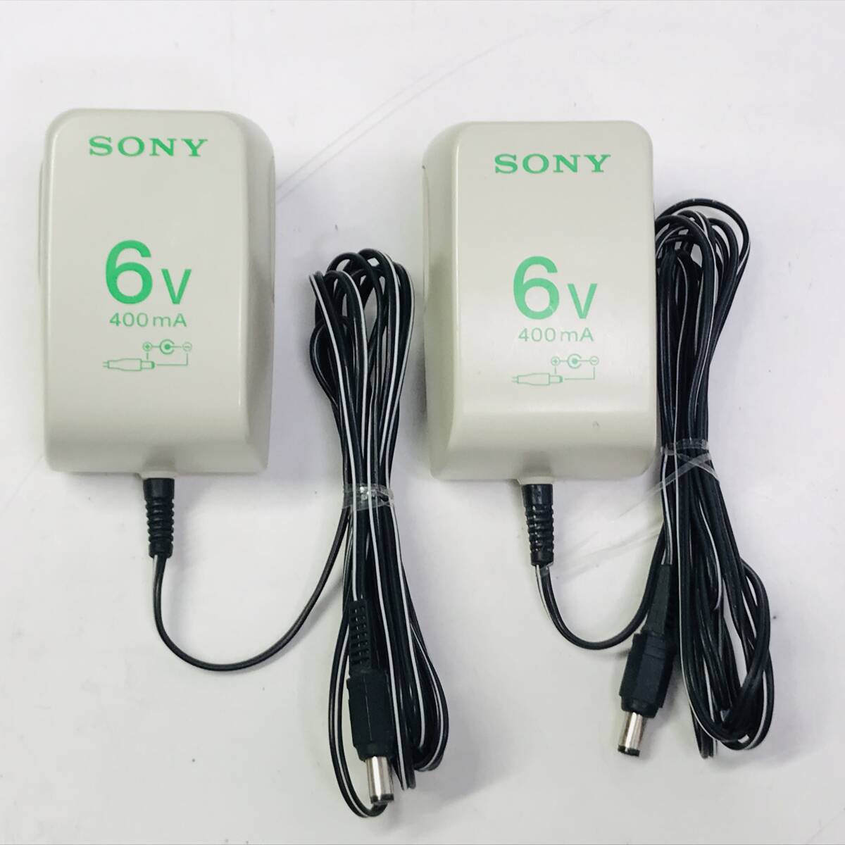 ★送料無料★匿名配送★SONY AC-D4M 純正 ACアダプター センターマイナス 6V 400ｍＡ 2個　