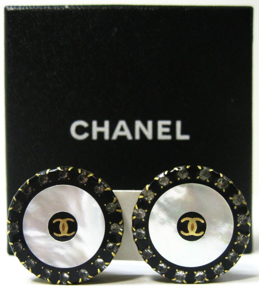 【東京 谷中 質屋おぢさん】極美品1997年ヴィンテージ フランス製シャネル イヤリング ミニ ココ マーク