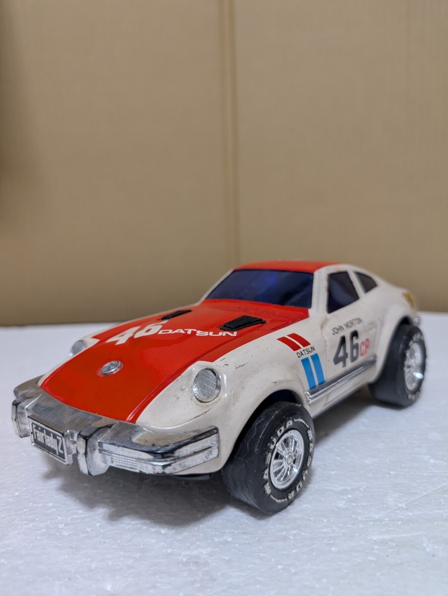絶版ブリキ玩具 イチコー ICHCO ダットサン240Z DATSUN240Z BREカラー JOHN MORTON フェアレディZ FairladyZ S30Z 