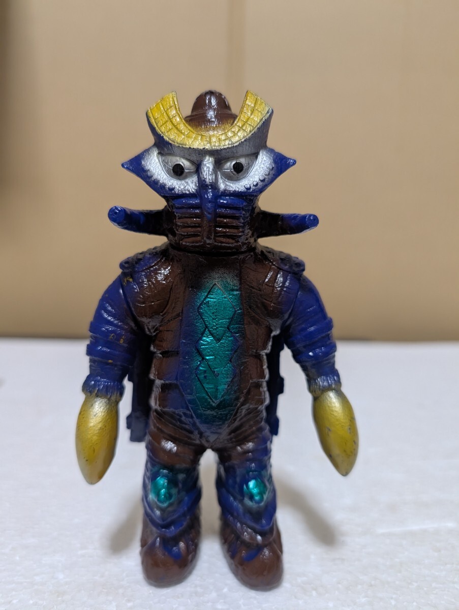 昭和当時物 レトロソフビ POPY ポピー ウルトラ怪獣 キングザウルスシリーズ 極悪宇宙人 テンペラー星人 全高約16cm MADE IN JAPAN 現状品