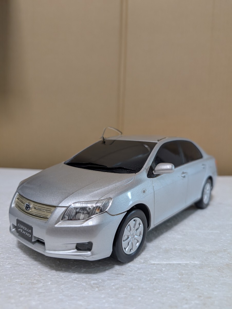　トヨタ非売品カラーサンプル TOYOTA COROLLA AXIO トヨタ カローラアクシオ プラスチック製 大型モデル NZE141 トヨタノベルティグッズ