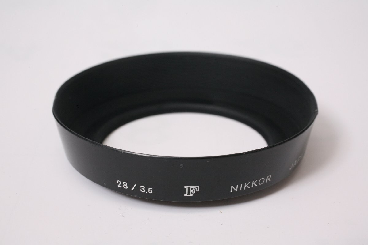 ★中古品★Nikon・ニコン レンズフード 28/3.5 Fマーク入り！