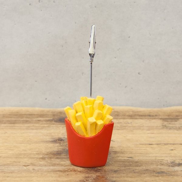 カードスタンド ファーストフード ポテト ペーパースタンド オブジェ 飾り 雑貨 小物 インテリア おしゃれ かわいい ギフト