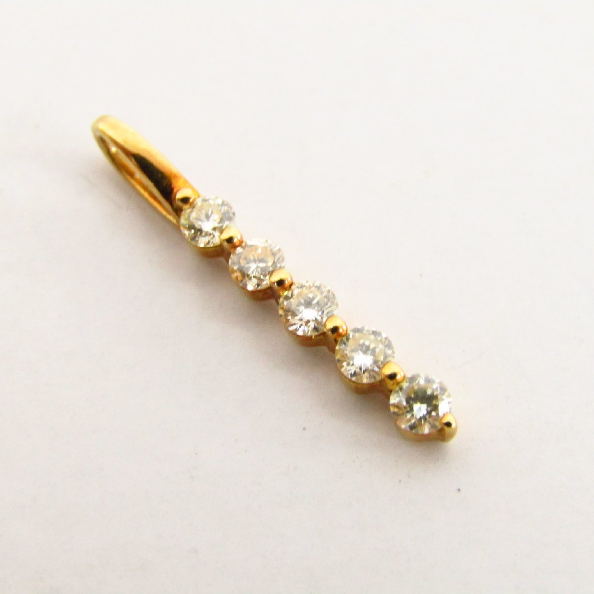K18 金 トップ メレダイヤモンド 0.30ct 約0.7g ▼AC26505