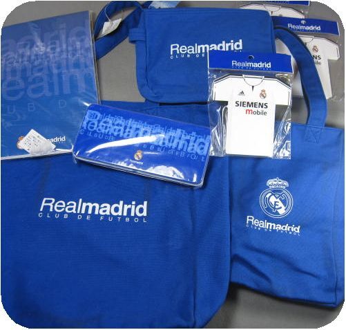 【　レアル・マドリード　Realmadrid 　筆箱+メモ3冊+用紙+ポーチ+トートバッグ2個　】　　　　リーガエスパニョーラスペインサッカー