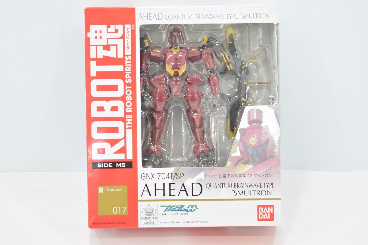 未開封 BANDAI バンダイ ROBOT魂 SIDE MS AHEAD GNX-704T/SP アヘッド脳量子波対応型 スマルトロン ガンダムOO R Number 017 RQ-567T-B/623
