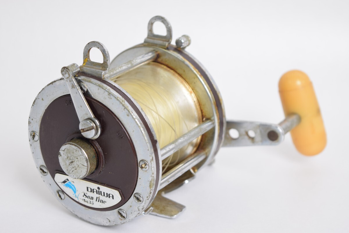 動作品 Daiwa ダイワ Sea Line シーライン NO 35 シンクロナイジング ロック ドラグ 底物 釣り道具 リール フィッシング RQ-880TK/711
