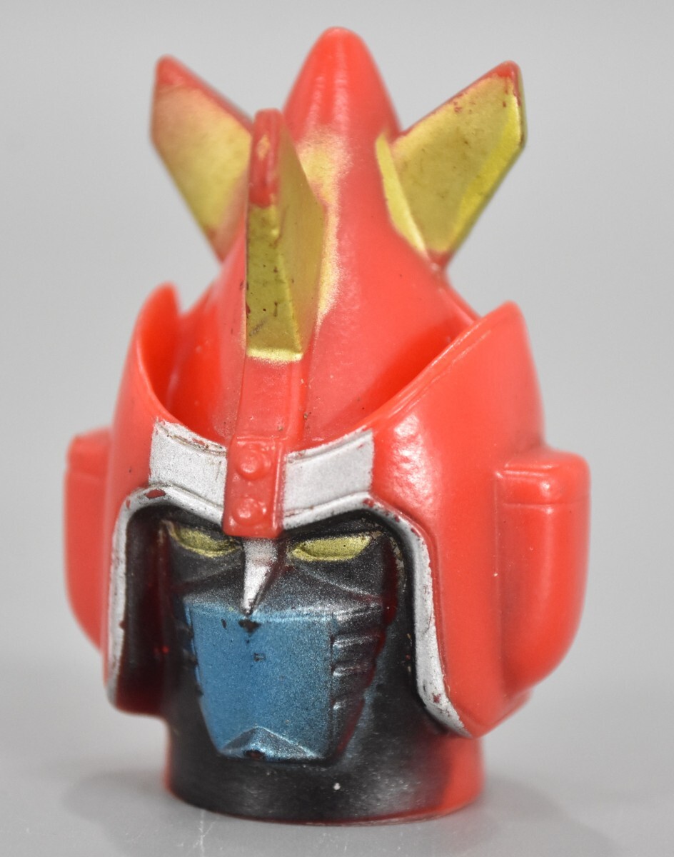 当時物 ポピー 超電磁マシーン レアパーツ ボルテスV 1号 ボルトクルーザー 頭部 合体 ソフビ 人形 ボルテスファイブ レトロ RQ-823G/511