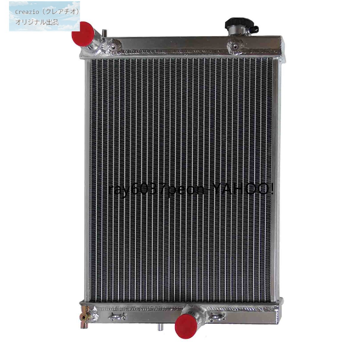 【新品】三菱 ランサー エボリューション7/8/9 2001-2007 ハーフサイズ アルミ ラジエーター 冷却器 高性能 軽量設計