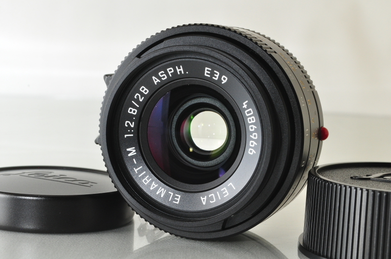 ★★極上品 Leica Elmarit M 28mm F/2.8 ASPH E39 6bit 11606 Lens in Black♪♪#6372
