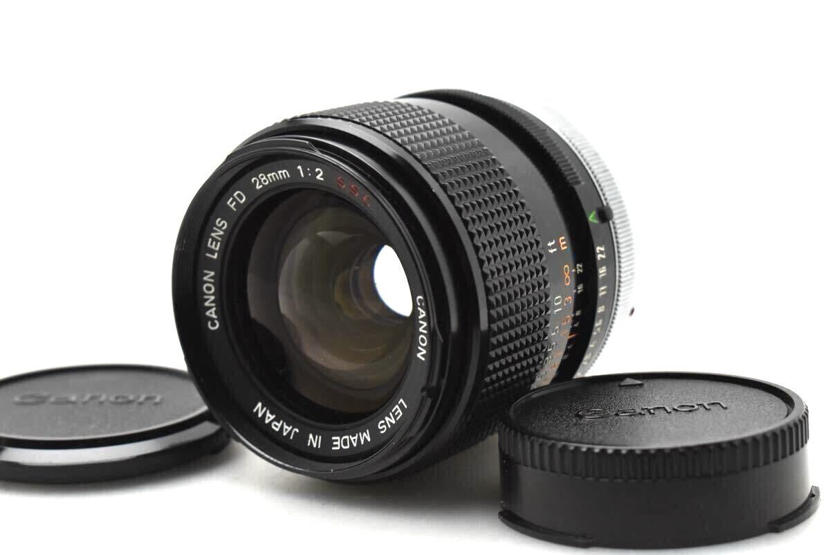CANON FD 28mm F2 S.S.C キヤノン
