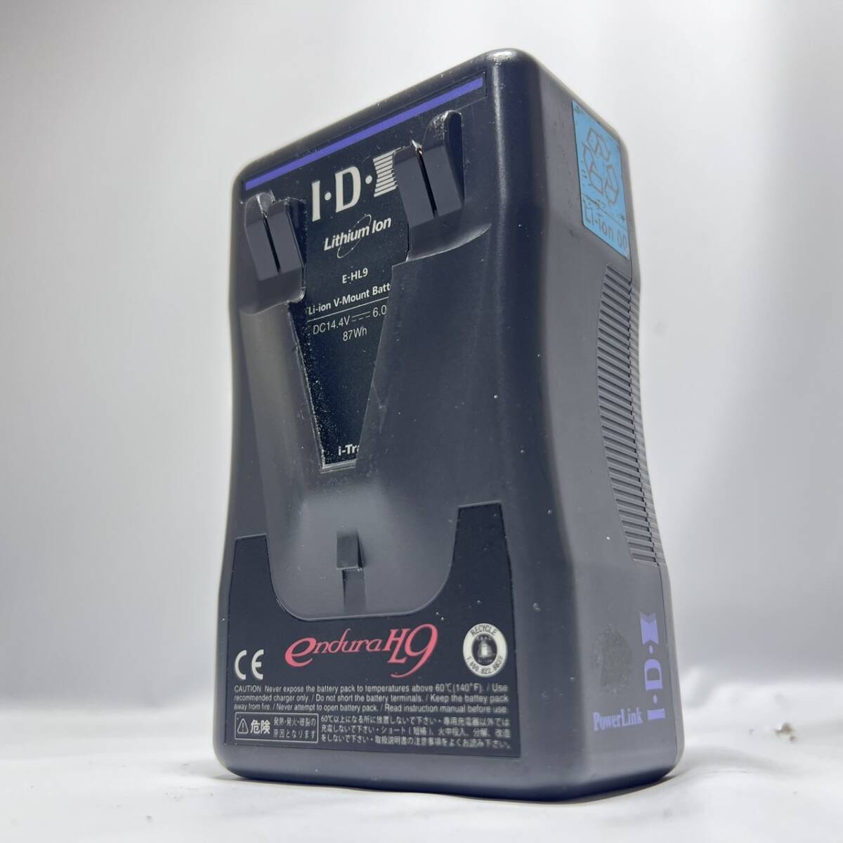  IDX/アイ・ディー・エクス Vマウントタイプ リチウムイオンバッテリー E-HL9（ENDURA-HL9） ★615