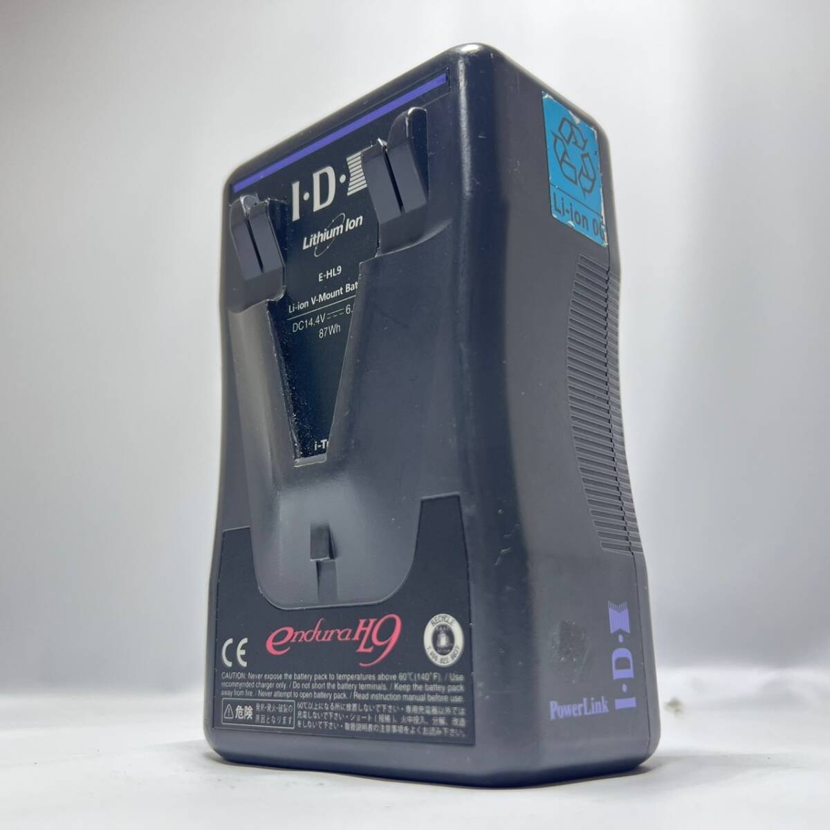  IDX/アイ・ディー・エクス Vマウントタイプ リチウムイオンバッテリー E-HL9（ENDURA-HL9） ★617