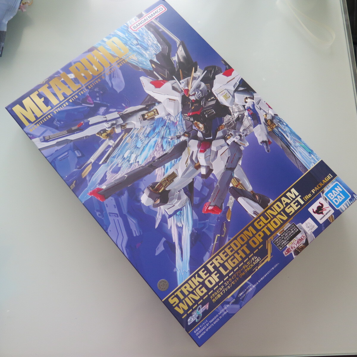 ＢANDAI/バンダイ　ガンダム　METALBUILD　STRIKE FREEDOM GUNDAM WINGOFLIGHTOPTIONSET　ストライクフリーガンダム光の翼オプションセット