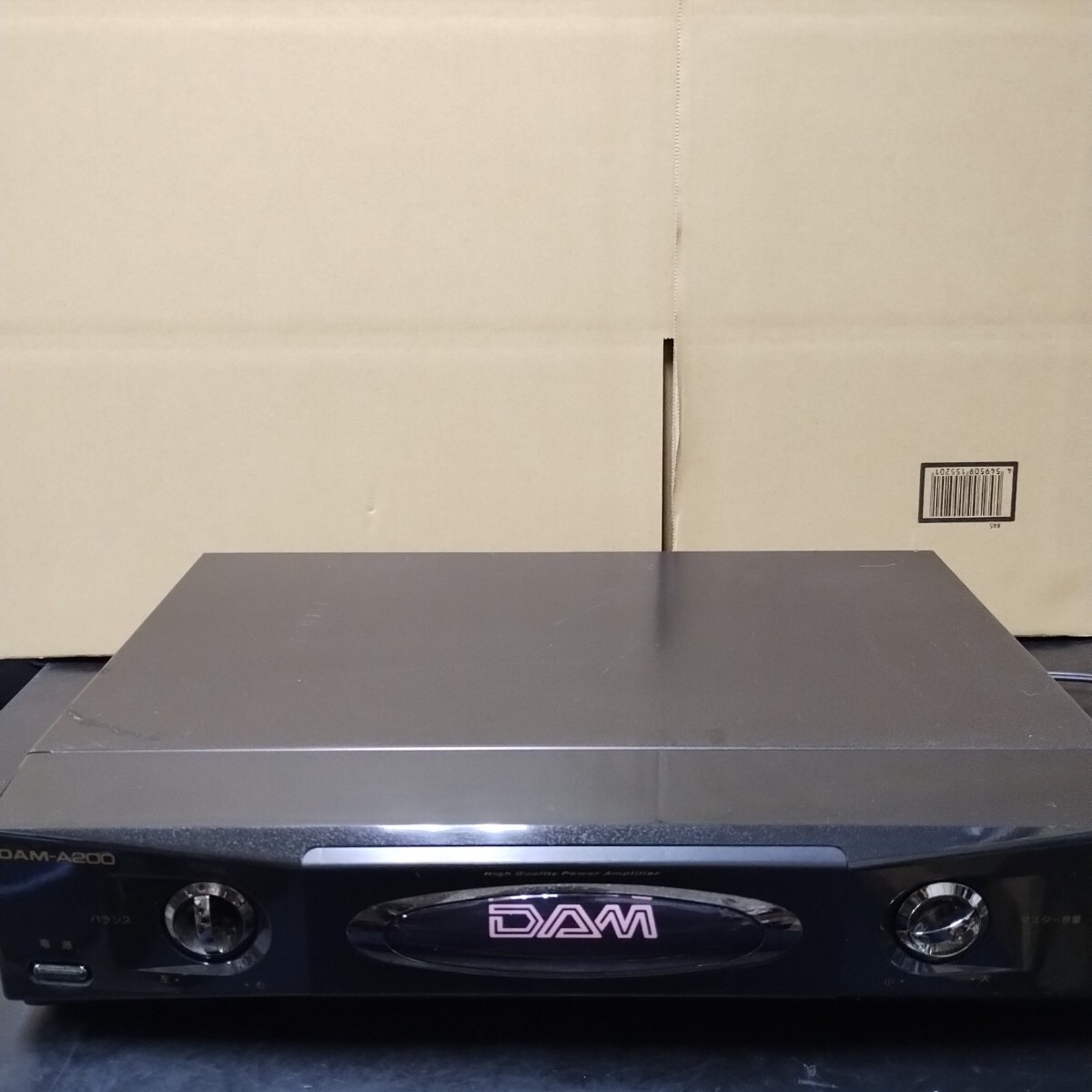 SFZ26 第一興商　DAM ダム　パワーアンプ　DAM-A200 中古 点検動作品