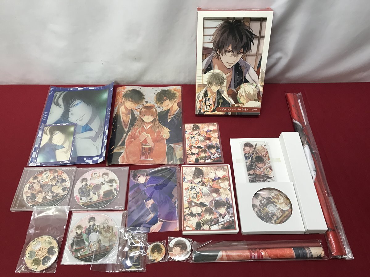 カメ)イケメン戦国 時をかける恋 新たなる出逢い ドラマCD DVD タオル バッジ 他 グッズ まとめ セット ◆Y2509004 NJ26C