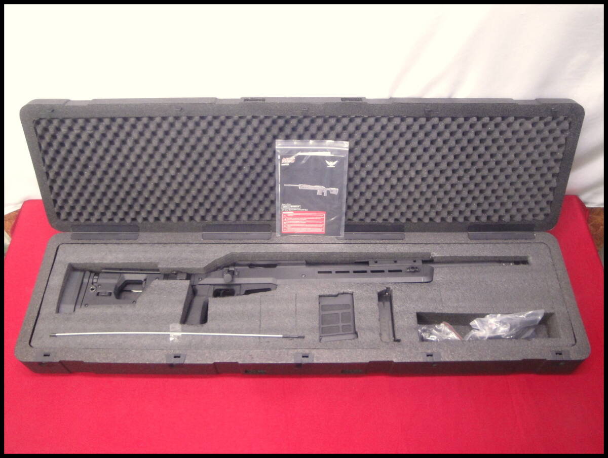 カメ)DOUBLE EAGLE ダブルイーグル Magpul Pro 700 M66 エアコキ ガンケース付 ブラック 動作OK