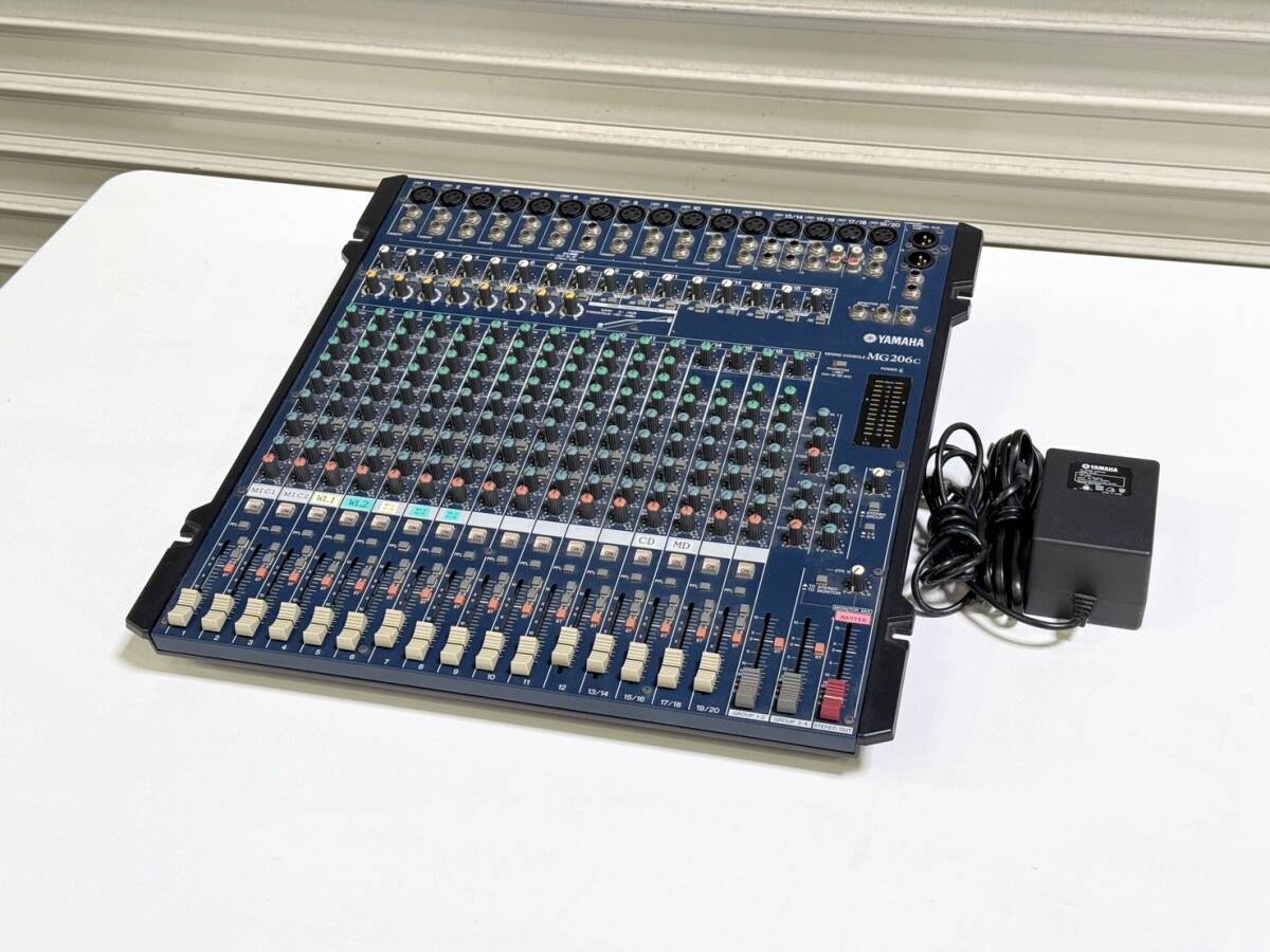 T249◇YAMAHA◇ヤマハ ミキシングコンソール MG206C ミキサー 通電確認済み 現状
